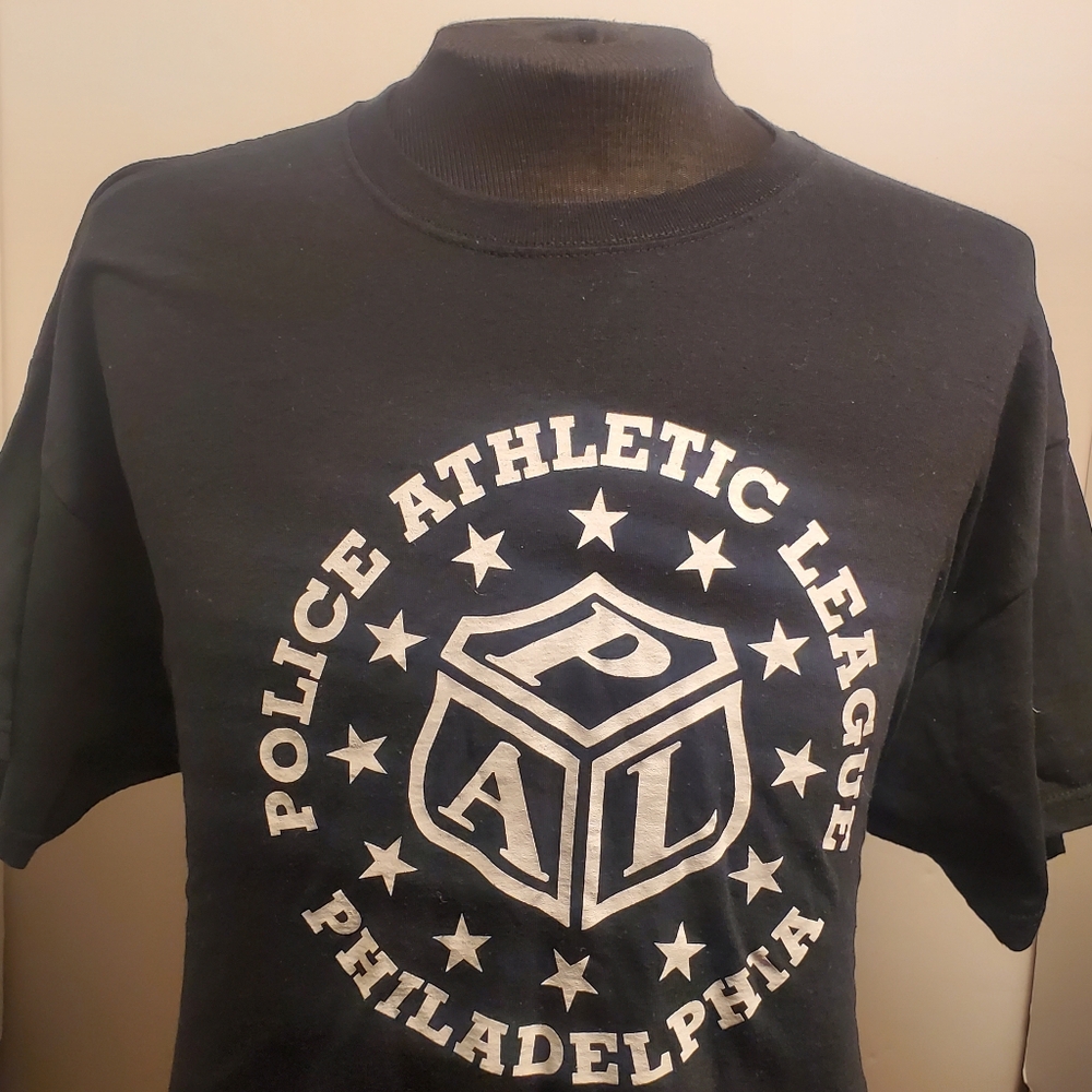 Black Police Athletic League Size 2XL Tshirt